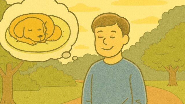 介護疲れを防ぐ!シニア犬と暮らす飼い主のセルフケア🐶